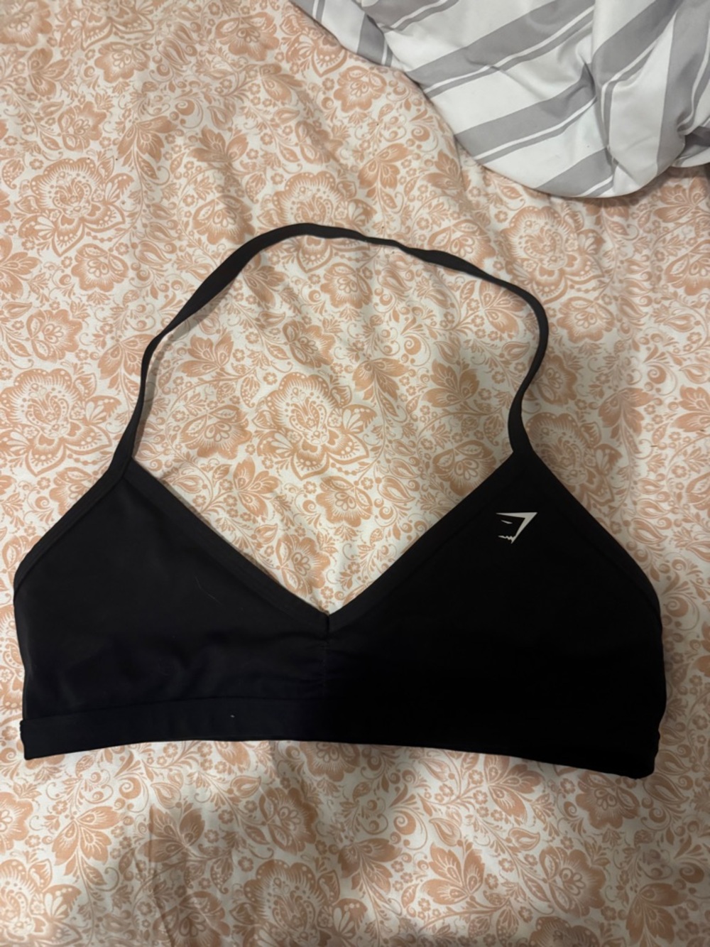 Gymshark Black Minimalist sports bra